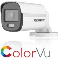 HIKVISION DS-2CE10DF0T-PF 2MP 2.8MM COLORVU 20MT HD-TVI PLASTIK KASA IR BULLET KAMERA - 2